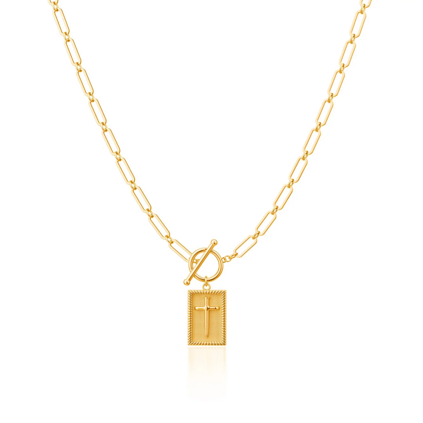 Nail Cross Necklace