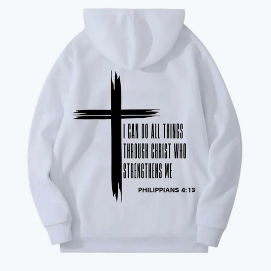Faith Hoodie: Philippians 4:13 Edition