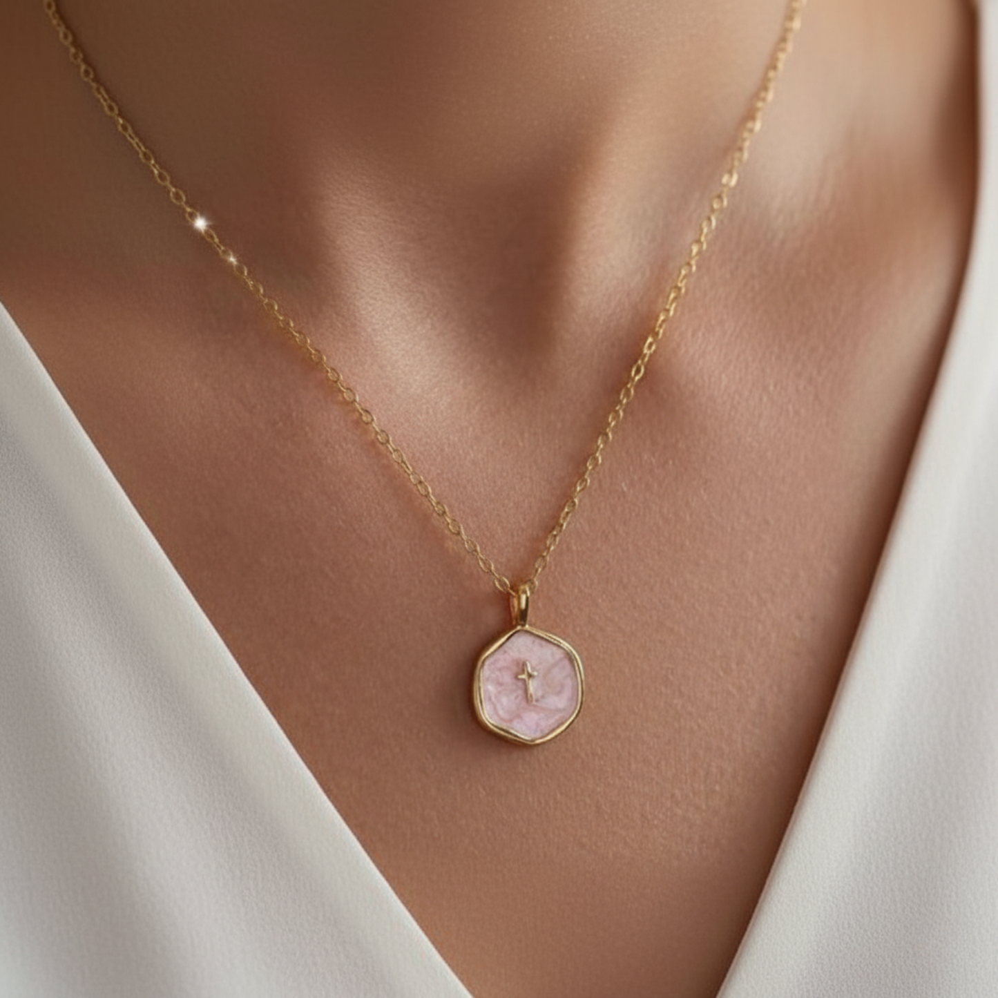 Faithstone Cross Necklace