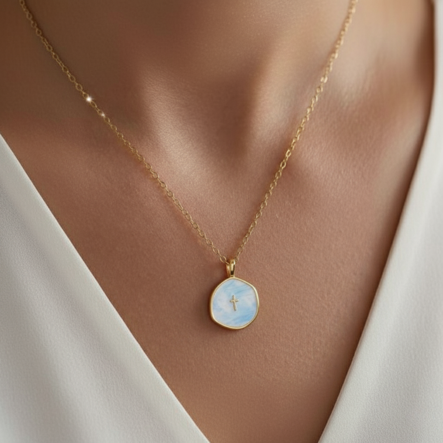 Faithstone Cross Necklace